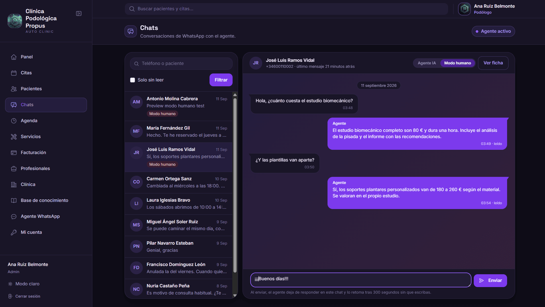 AutoClinic — Chats